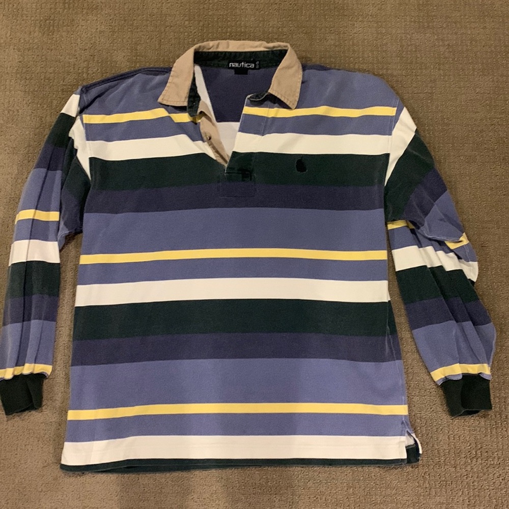 Striped Long Sleeve Nautica Shirt